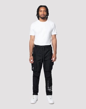 Sustainable fashion practices Grindhouse Utility Black Nylon Pants Workwear options