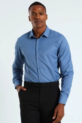 Swimwear selections Long Sleeve Textured Shirt - Teal New fashion arrivals