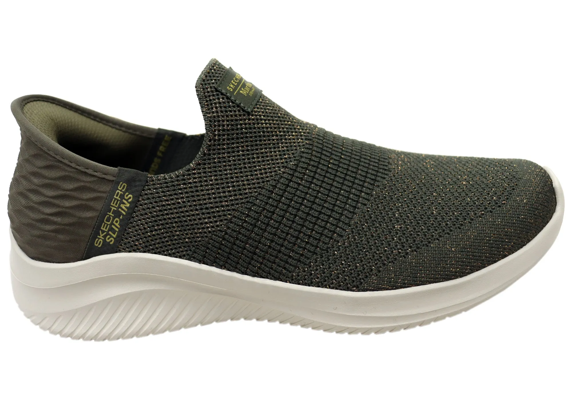 Tape Skechers Womens Martha Stewart Slip Ins Ultra Flex 3.0 Shoes Recycled Fabrics