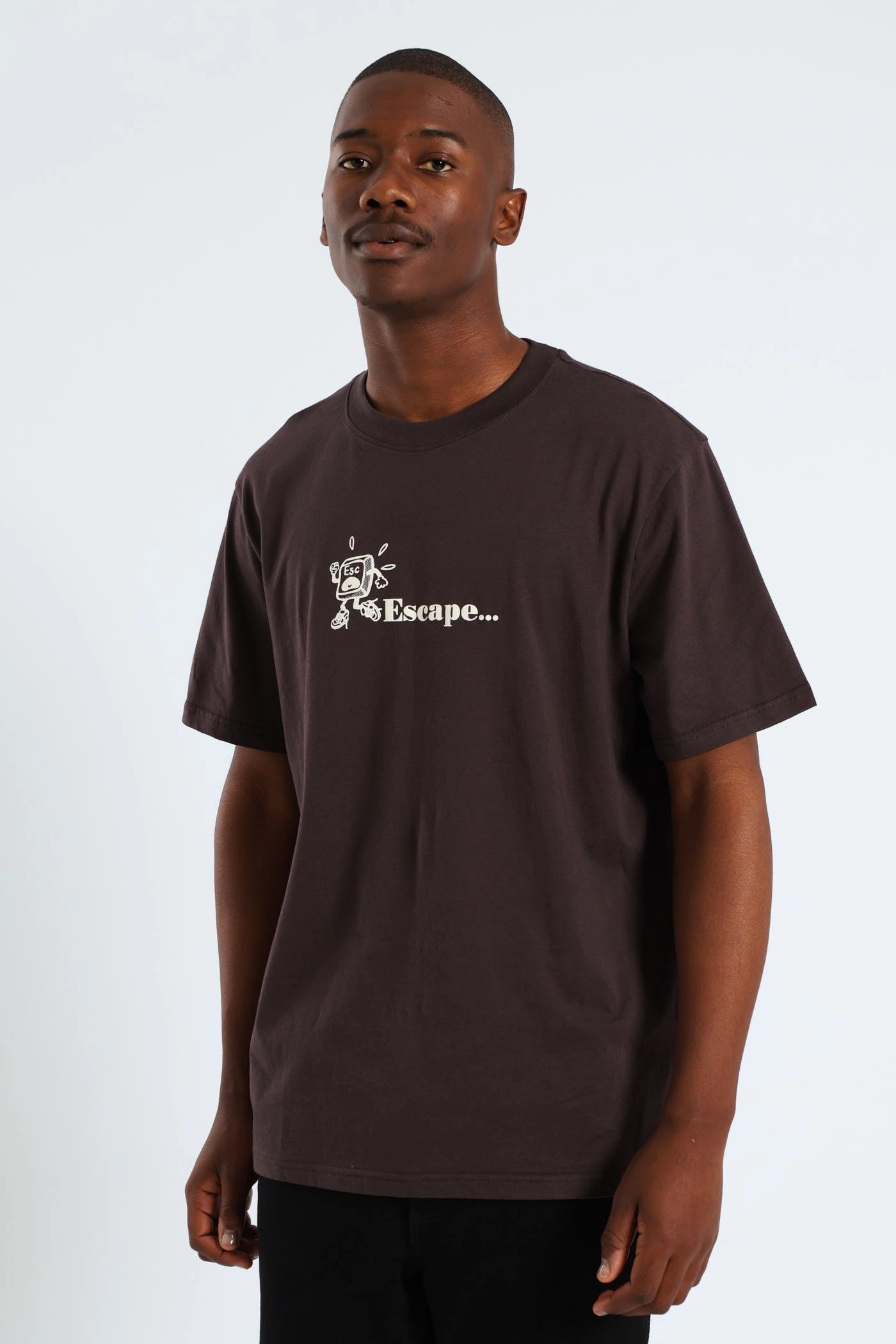 Too Many Issues Front & Back Tee - Chocolate