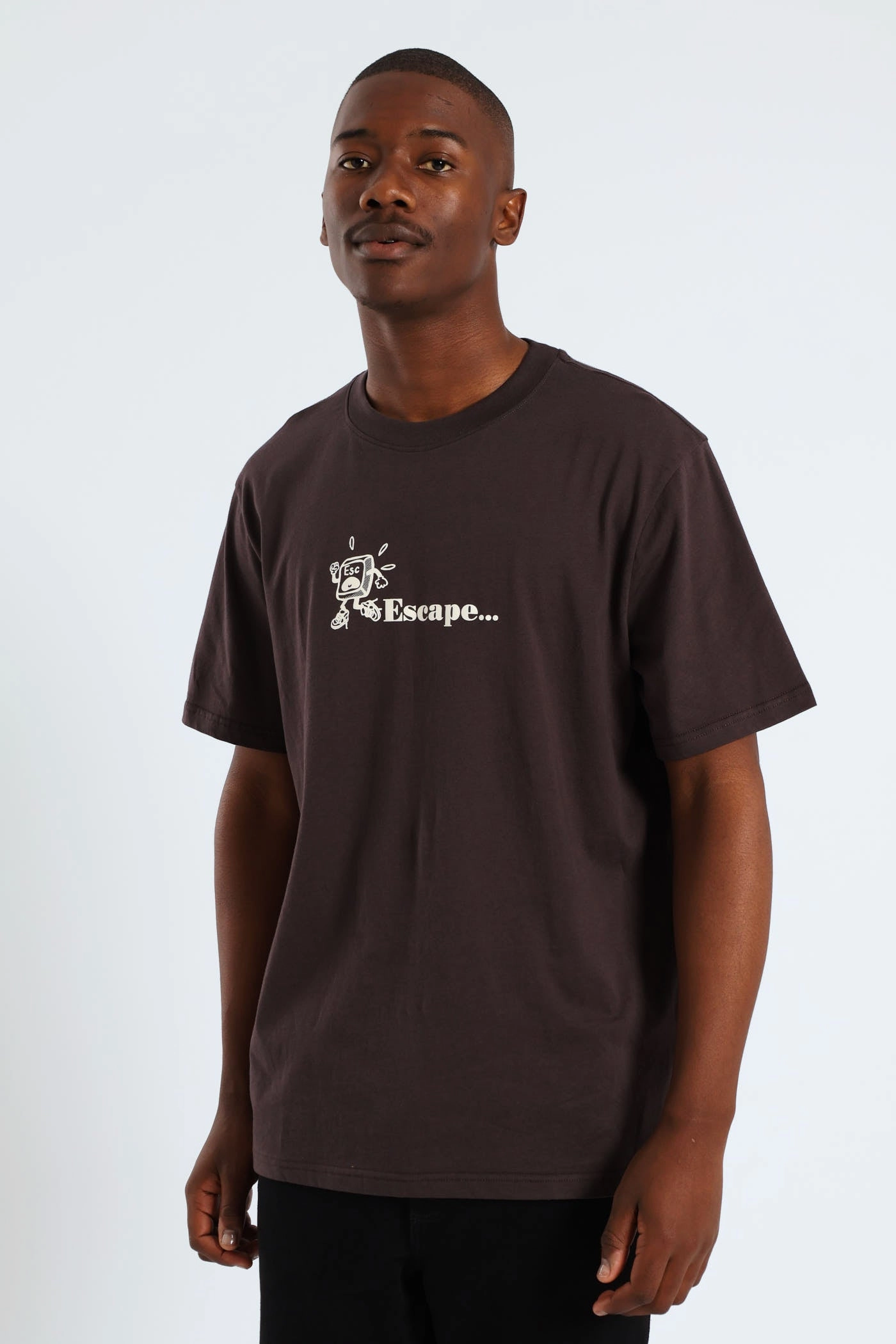 Too Many Issues Front & Back Tee - Chocolate