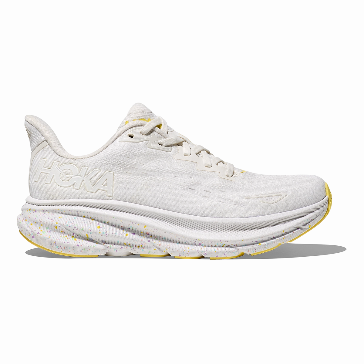 Environmental Hoka Clifton 9 - White - Lemonade All-purpose