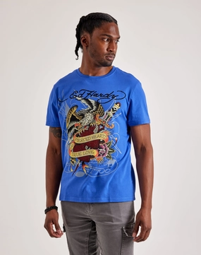 Trendy gear Ed Hardy Pierced Eagle Rhinestone Tee Casual wear options