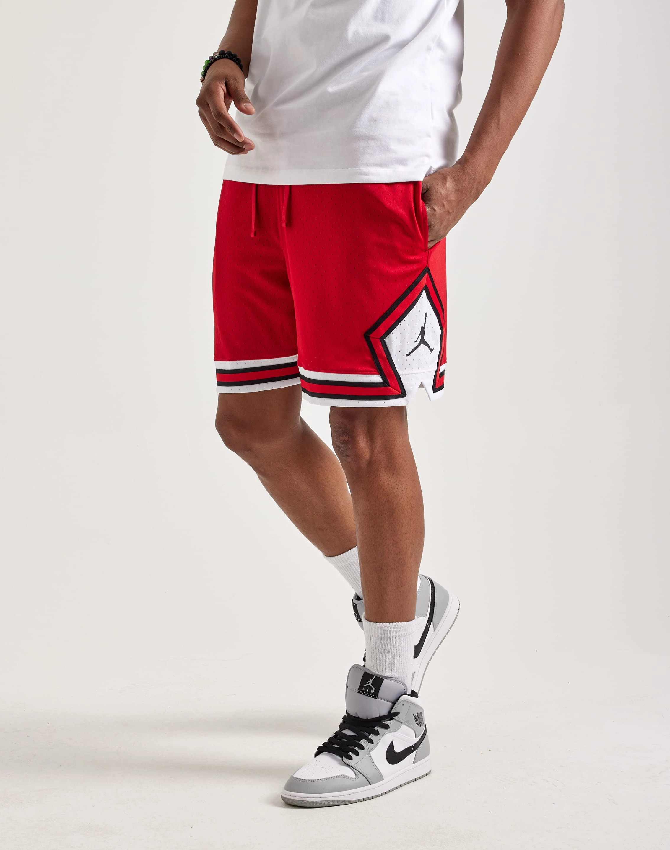 Comfortable apparel Jordan Sport Dri-FIT Mesh Diamond Shorts Beaded fashion items