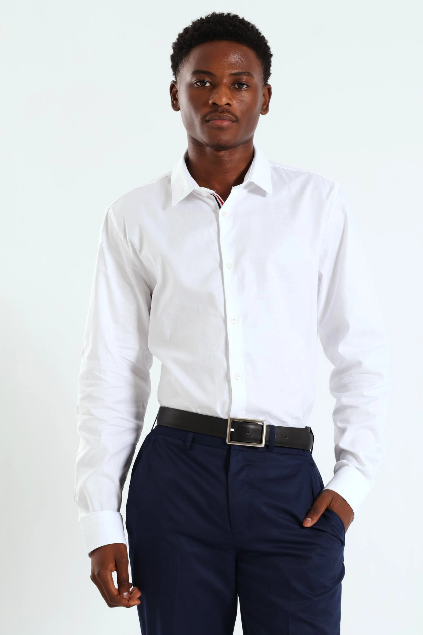 Trimmed Shirt - White Fashion history Minimalist fashion