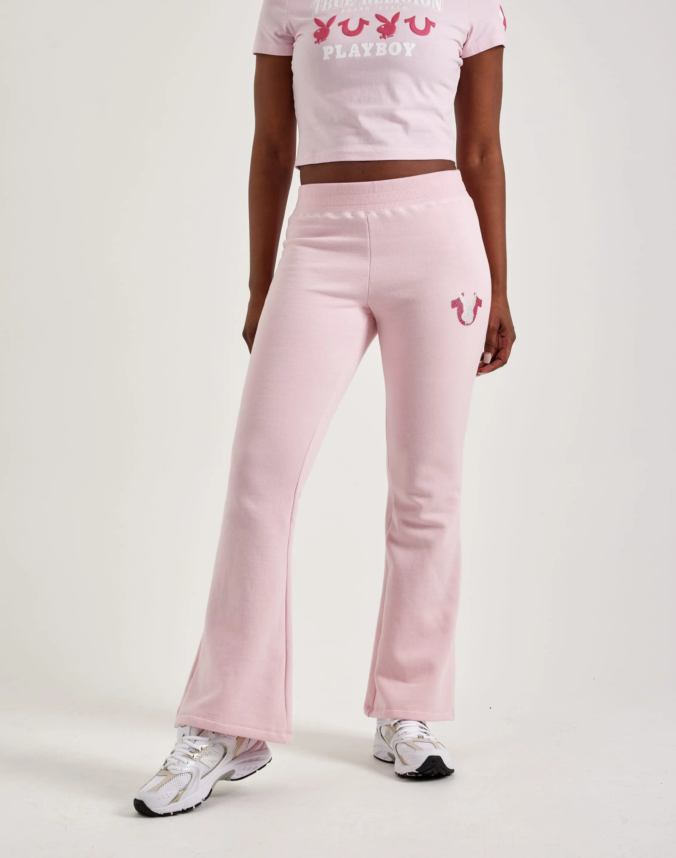 True Religion Playboy Crystal Mid-Rise Bootcut Pants Workwear options Fashion collections