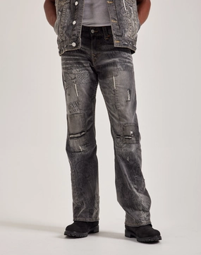 True Religion Bad Weather Joey Stacked Pocket Jeans Embroidered fashion Fashion must - haves