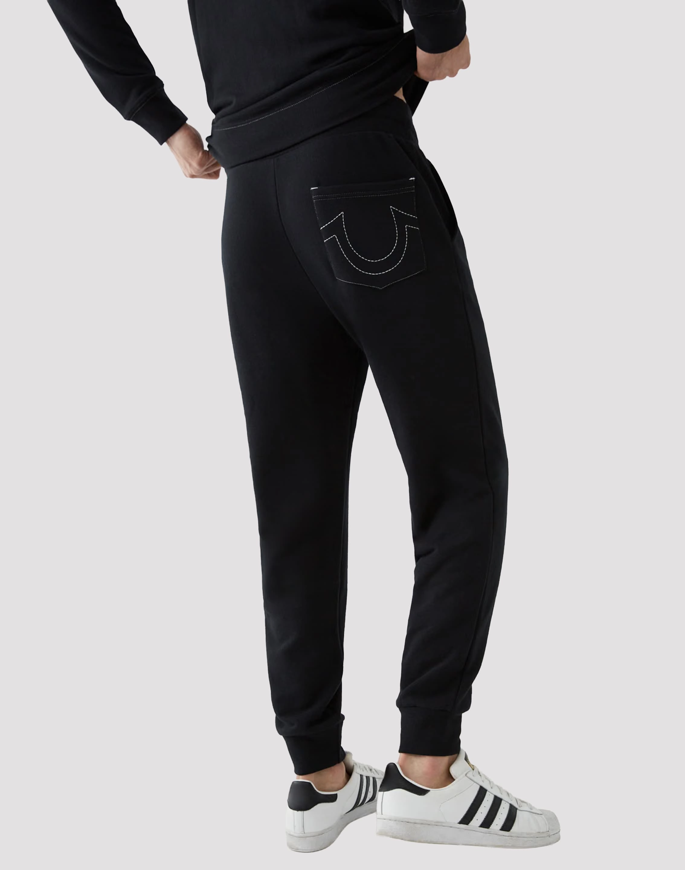 Patterned fashion (floral, stripes, etc.) True Religion Classic Logo Joggers Formal wear selections
