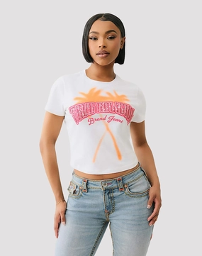True Religion Palm Tree Tee Everyday wear Fashion inspiration