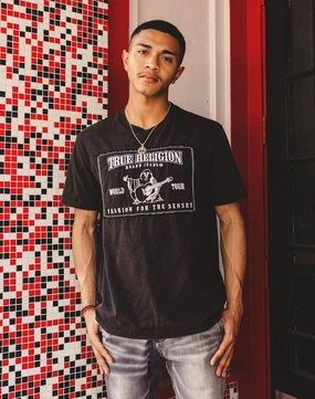 True Religion Relaxed Vintage SRS Tee Business casual wear Spandex - incorporated fashion