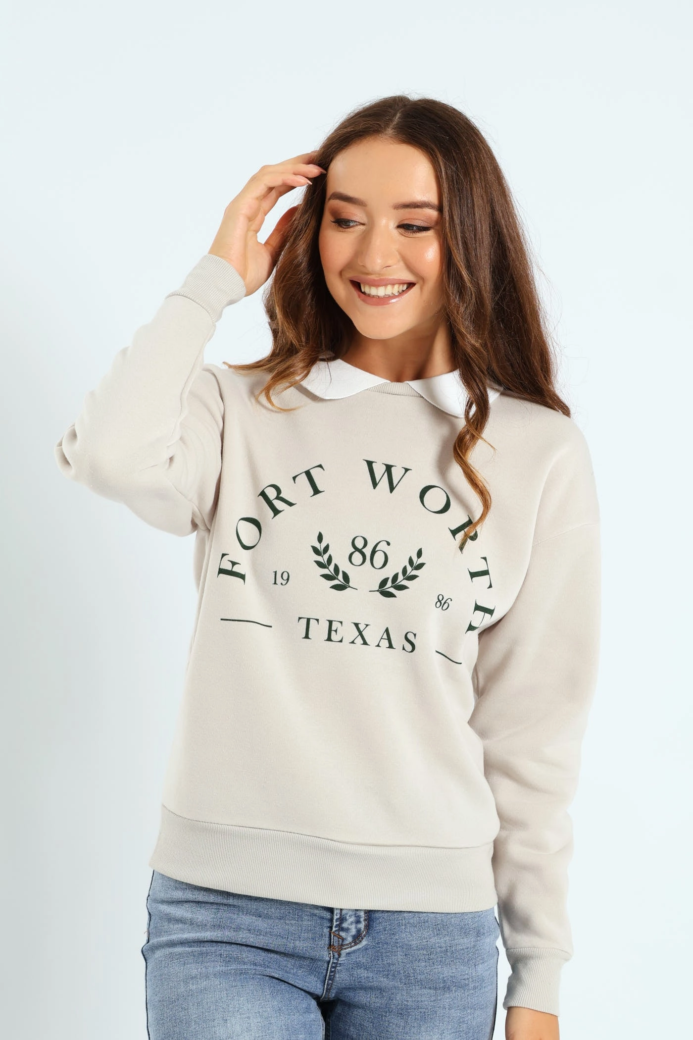 Twofer Screen Print Active Top - Marble Snow