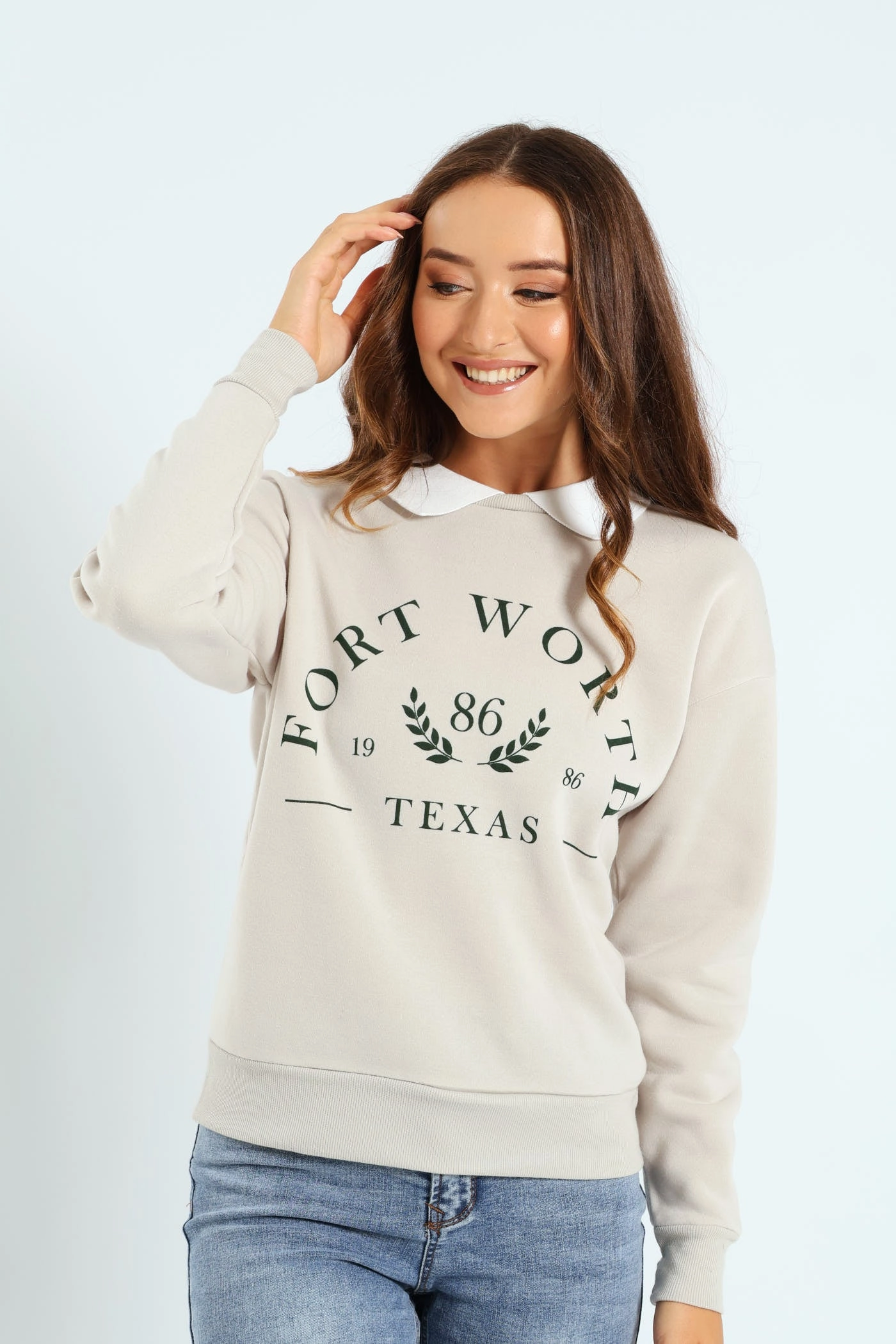 Twofer Screen Print Active Top - Marble Snow