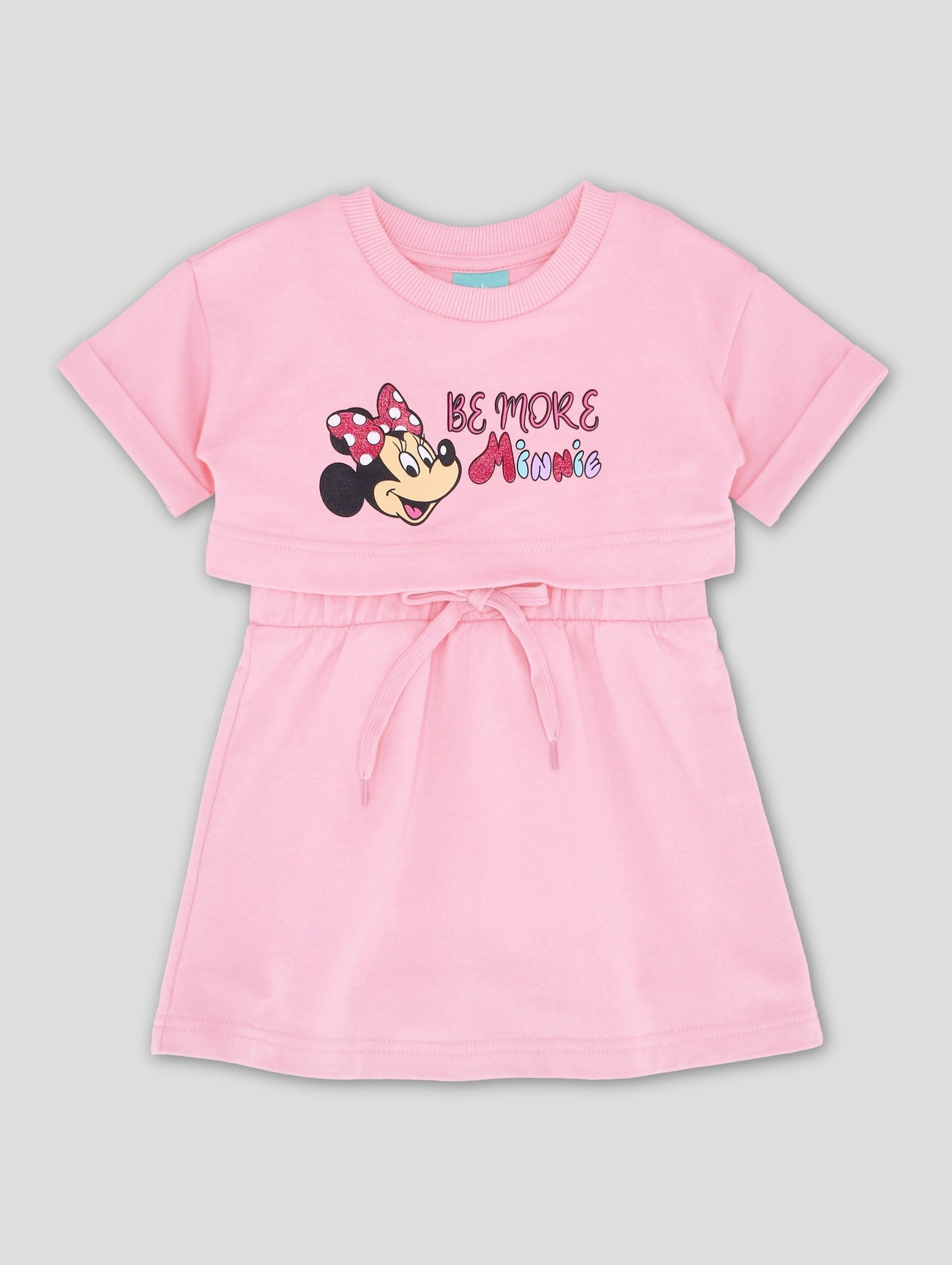 Upcycled fashion Baby Girls Minnie Unbrushed Fleece Dress Free shipping offers