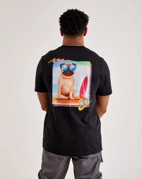 Upcycled fashion Nike Beach Pug Tee Beaded fashion items