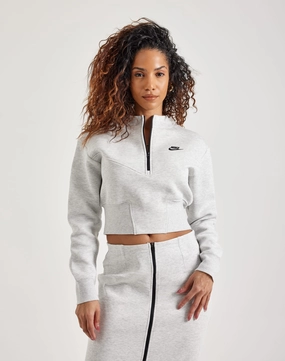 Upcycled fashion Nike Tech Fleece Cropped Half-Zip Top Fashion technology