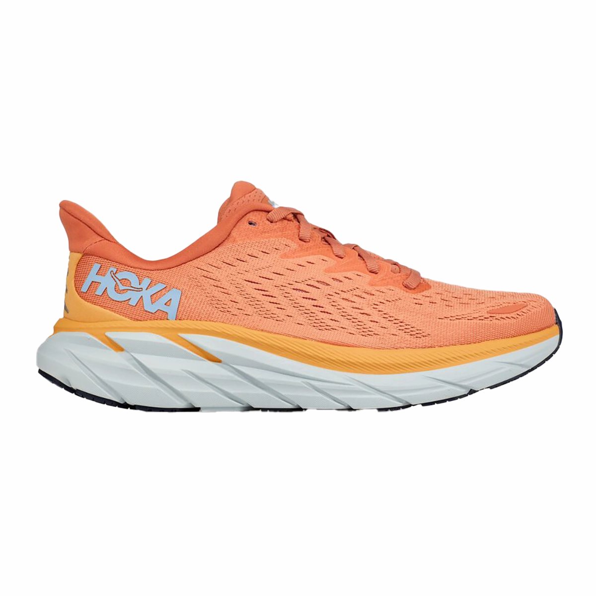 Polished Hoka Clifton 8 - Sun Baked - Shell Coral Needed