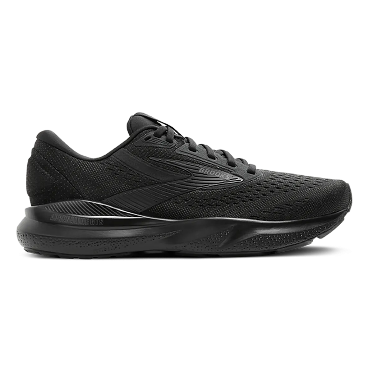 Vigorous Brooks Adrenaline GTS 24 Black - Black - Ebony Opulent