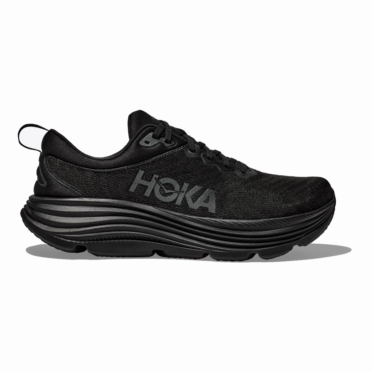 Hoka Gaviota 5 - Black - Black Protected Economical