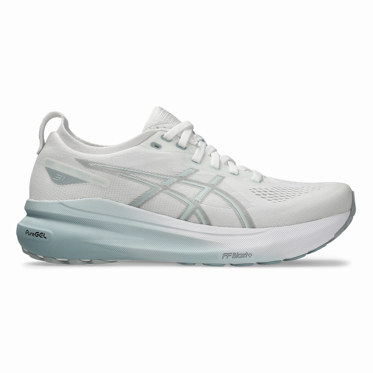 Eye-catching Asics Gel Kayano 31 - White - Dolphin Grey Snazzy