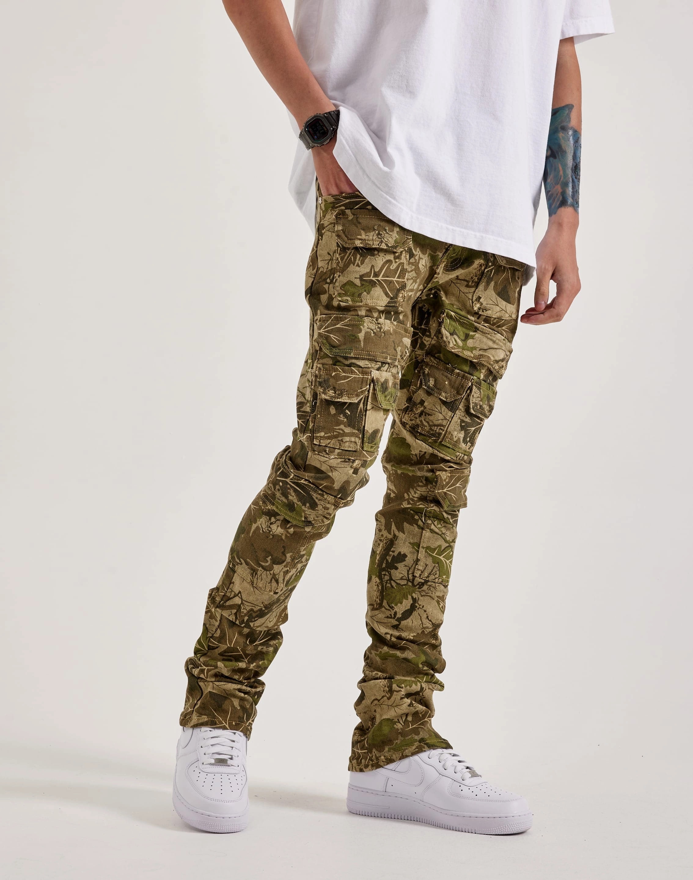 Ethical fashion choices WAIMEA Cargo Pants Upcycled fashion