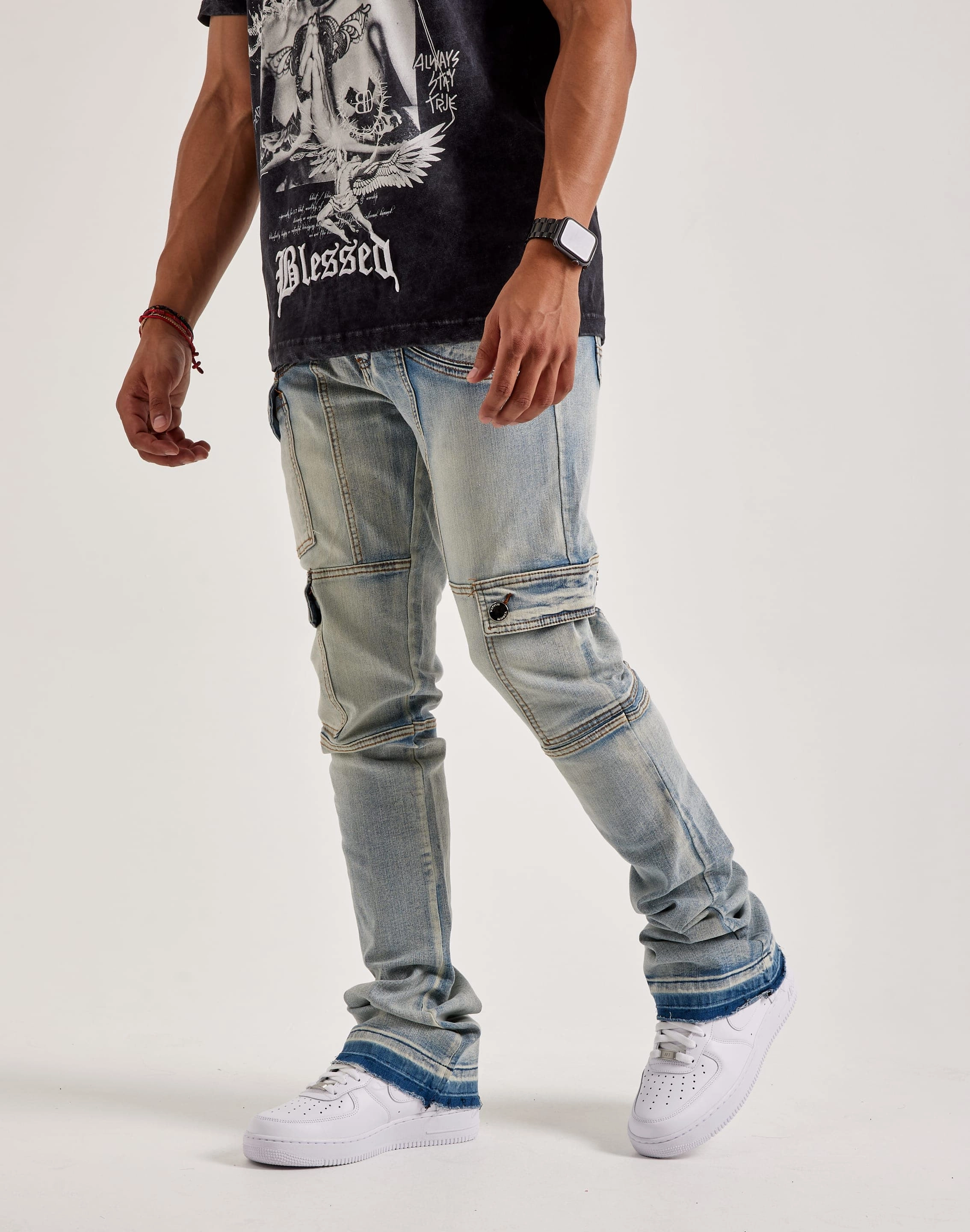 WAIMEA Overdyed Stacked Cargo Jeans Seasonal wear Seasonal wear