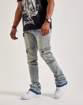 WAIMEA Overdyed Stacked Cargo Jeans Fashion customization Ethical fashion choices