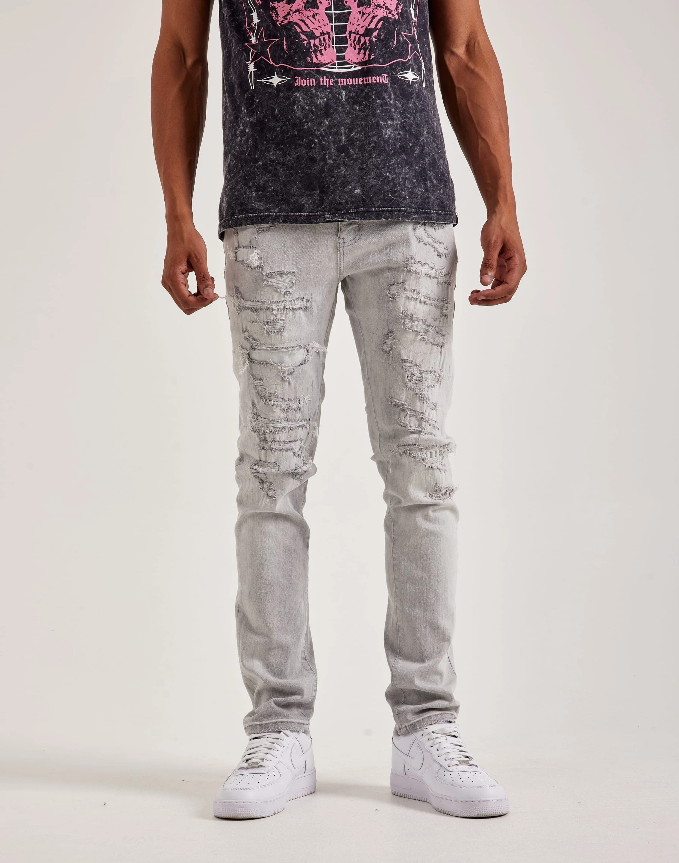 Fashion inspiration WAIMEA Skinny Rip & Repair Denim Jeans Fashion trends