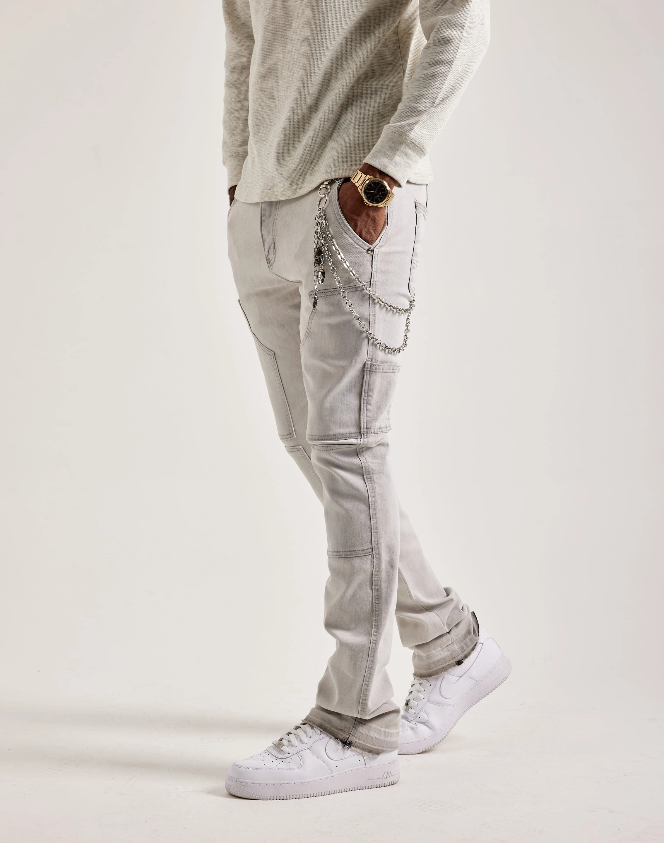 WAIMEA Stacked Carpenter Jeans Fashionable options Fashion forecasting