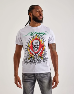 Wardrobe staples Ed Hardy 13 Skull Tee Minimalist fashion