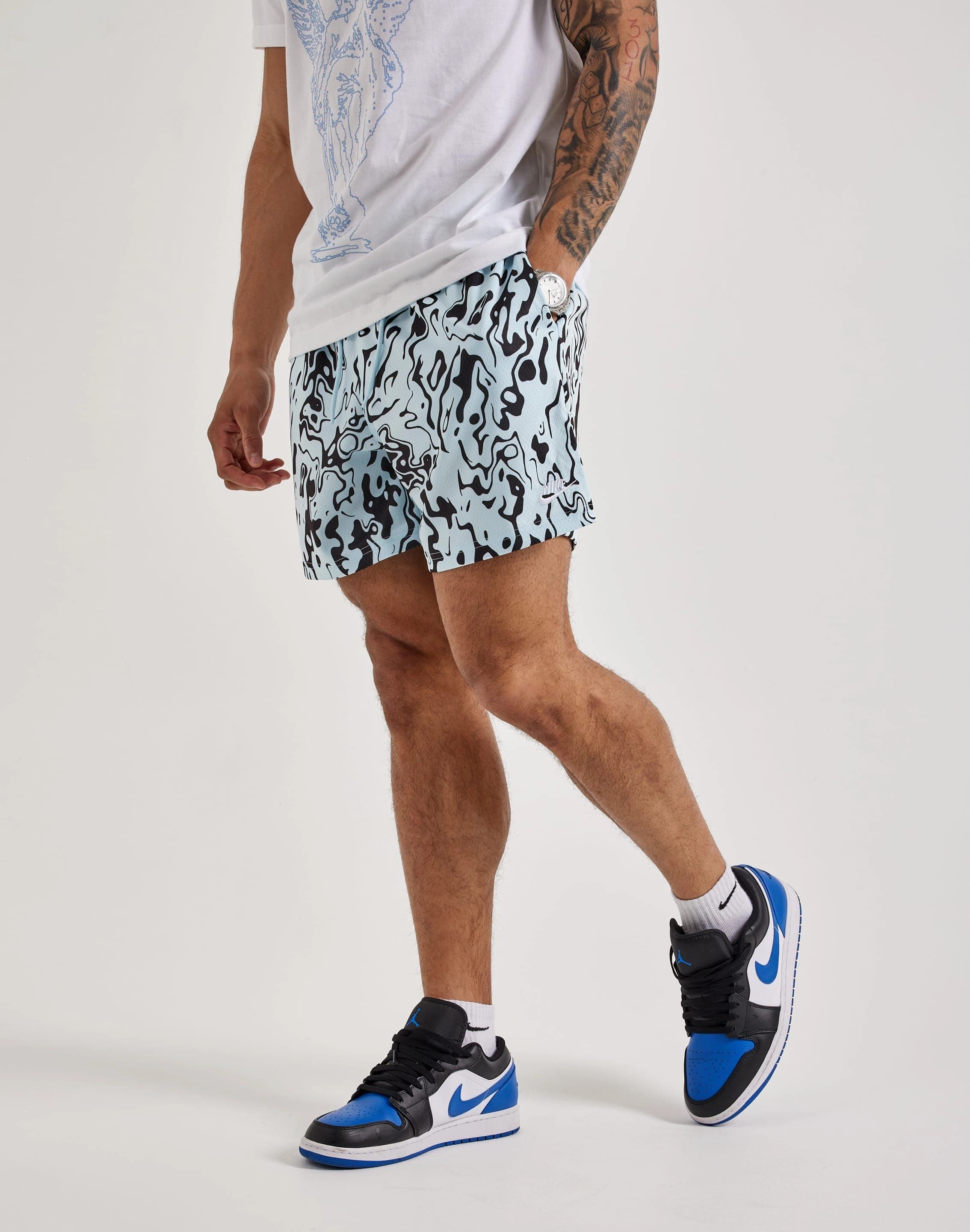 Nike Club Mesh Shorts Printed fashion Fashion rental
