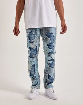 Wardrobe staples Smuggler's Moon Paisley-Print Denim Jeans Fashion care (washing, ironing, etc.)
