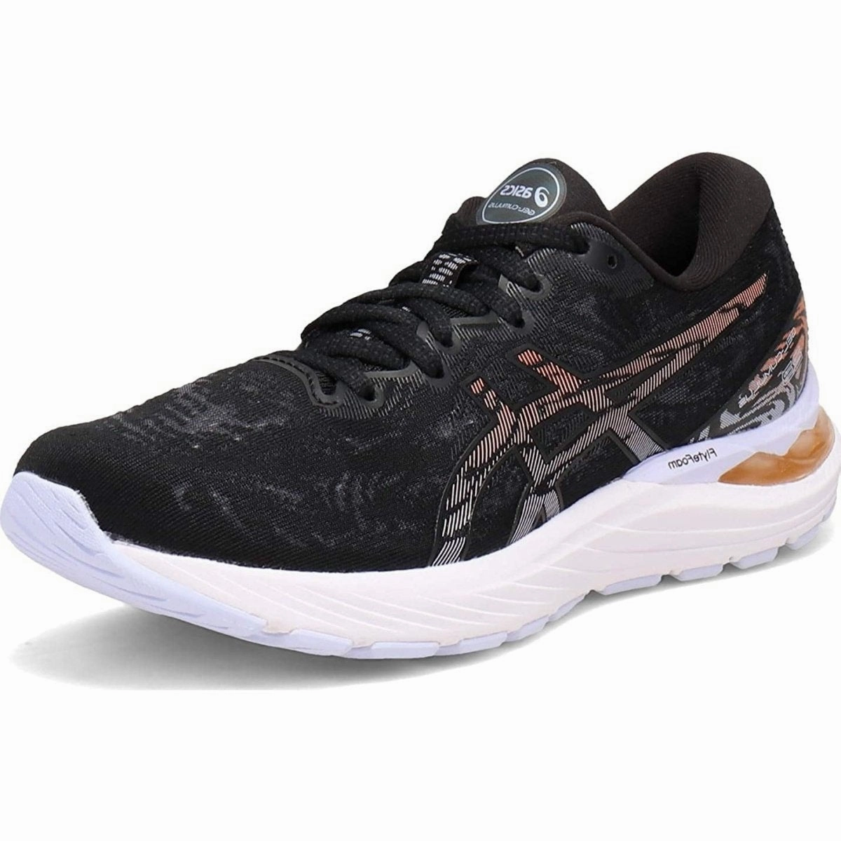 Women's ASICS GEL-CUMULUS 23 (Black/Sun Peach)