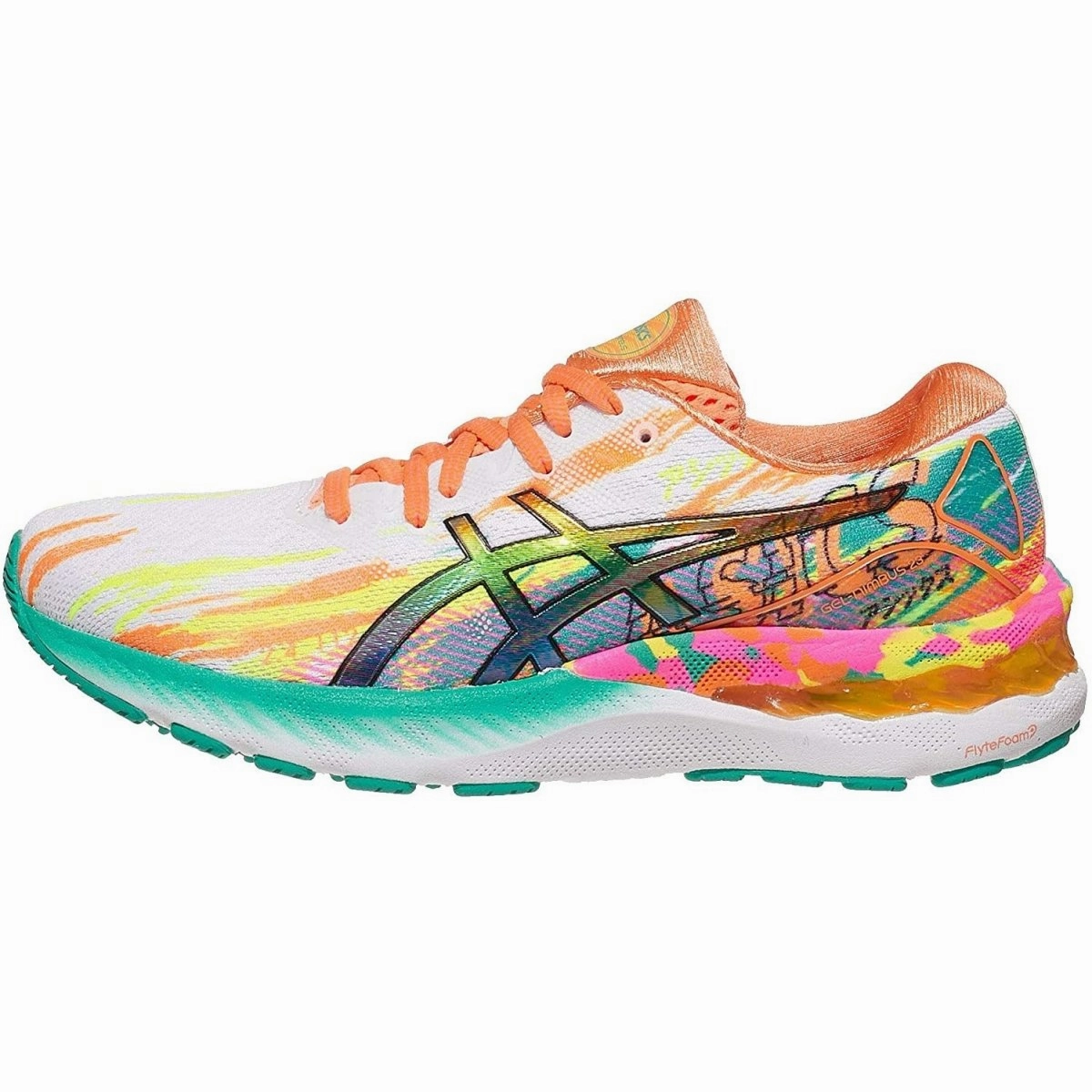 Women's ASICS Gel-Nimbus 23 (Hot Pink/Sour Yuzu)