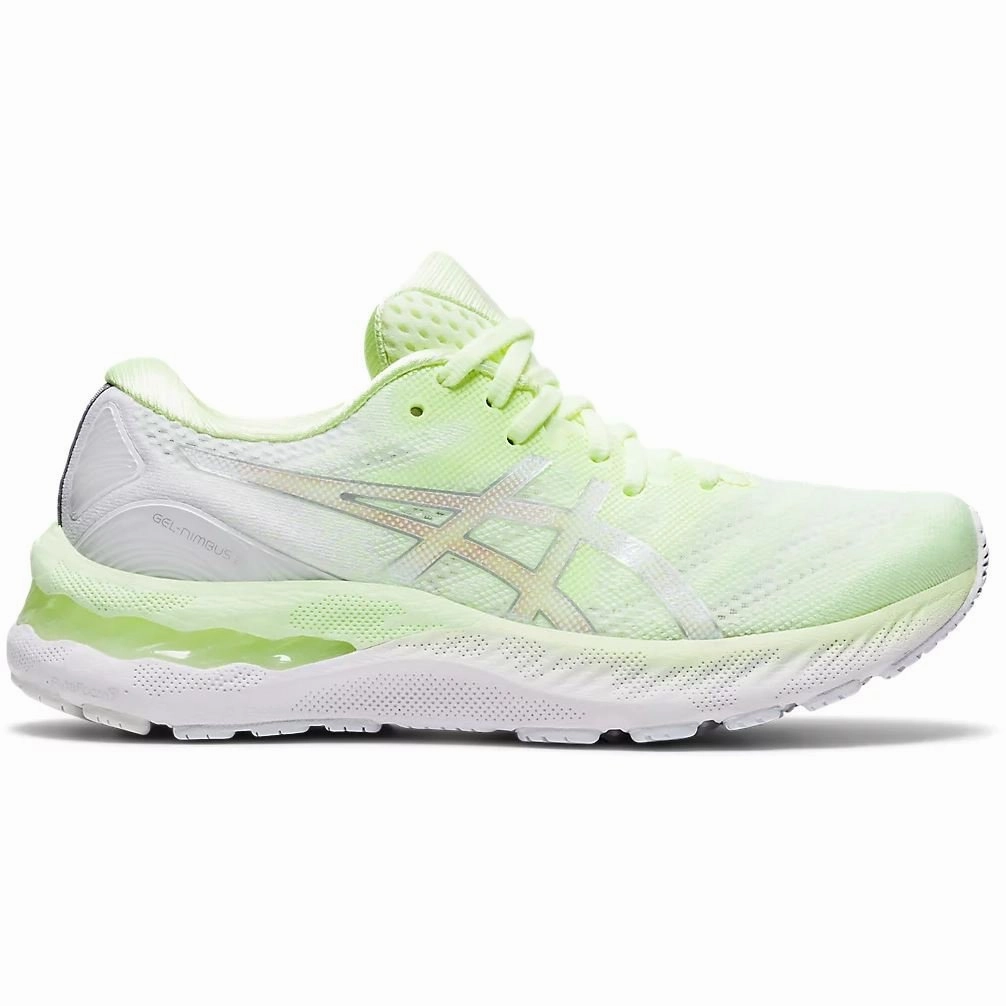 Women's ASICS GEL-NIMBUS 23 (Illuminate Yellow/Pure Silver)