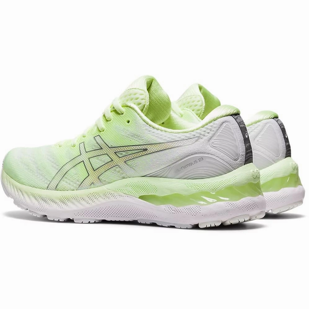 Women's ASICS GEL-NIMBUS 23 (Illuminate Yellow/Pure Silver)