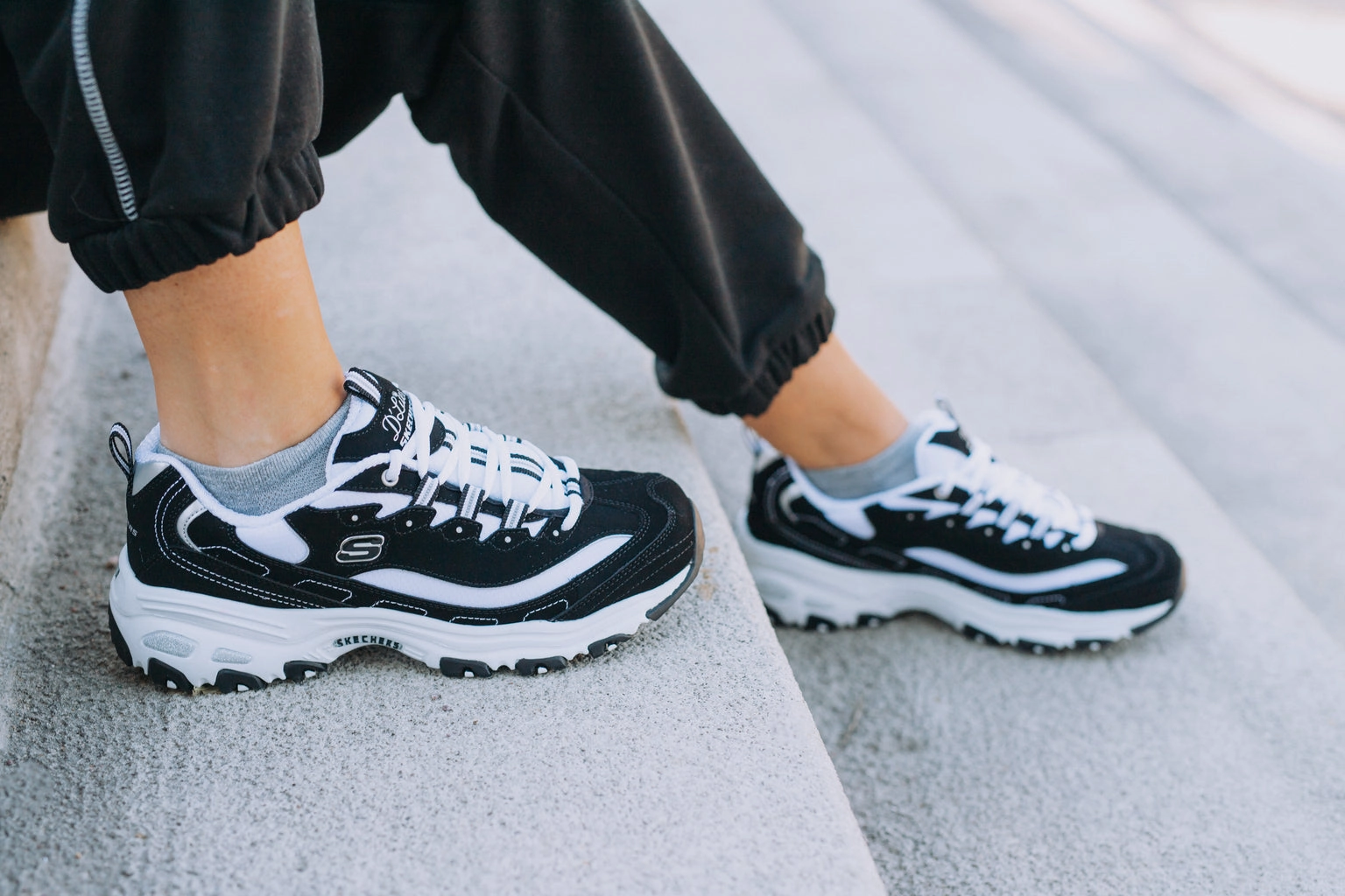 Women's Skechers D'Lites - Biggest Fan Shoe