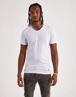 Wool - sourced fashion Polo Ralph Lauren Slim Fit Cotton V-Neck Tee 3-Pack Beaded fashion items