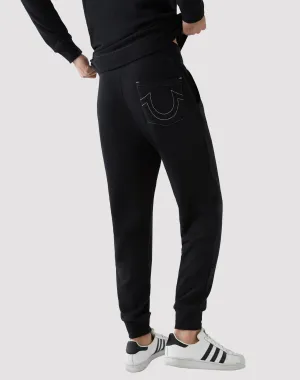 Wool - sourced fashion True Religion Classic Logo Joggers Budget - friendly fashion