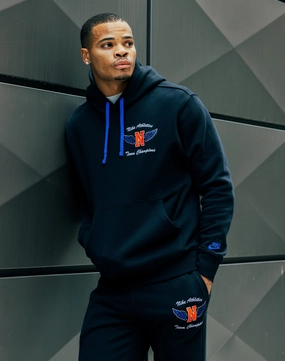 Wool - sourced fashion Nike Swoosh High Club Fleece Pullover Hoodie Fashion forecasting