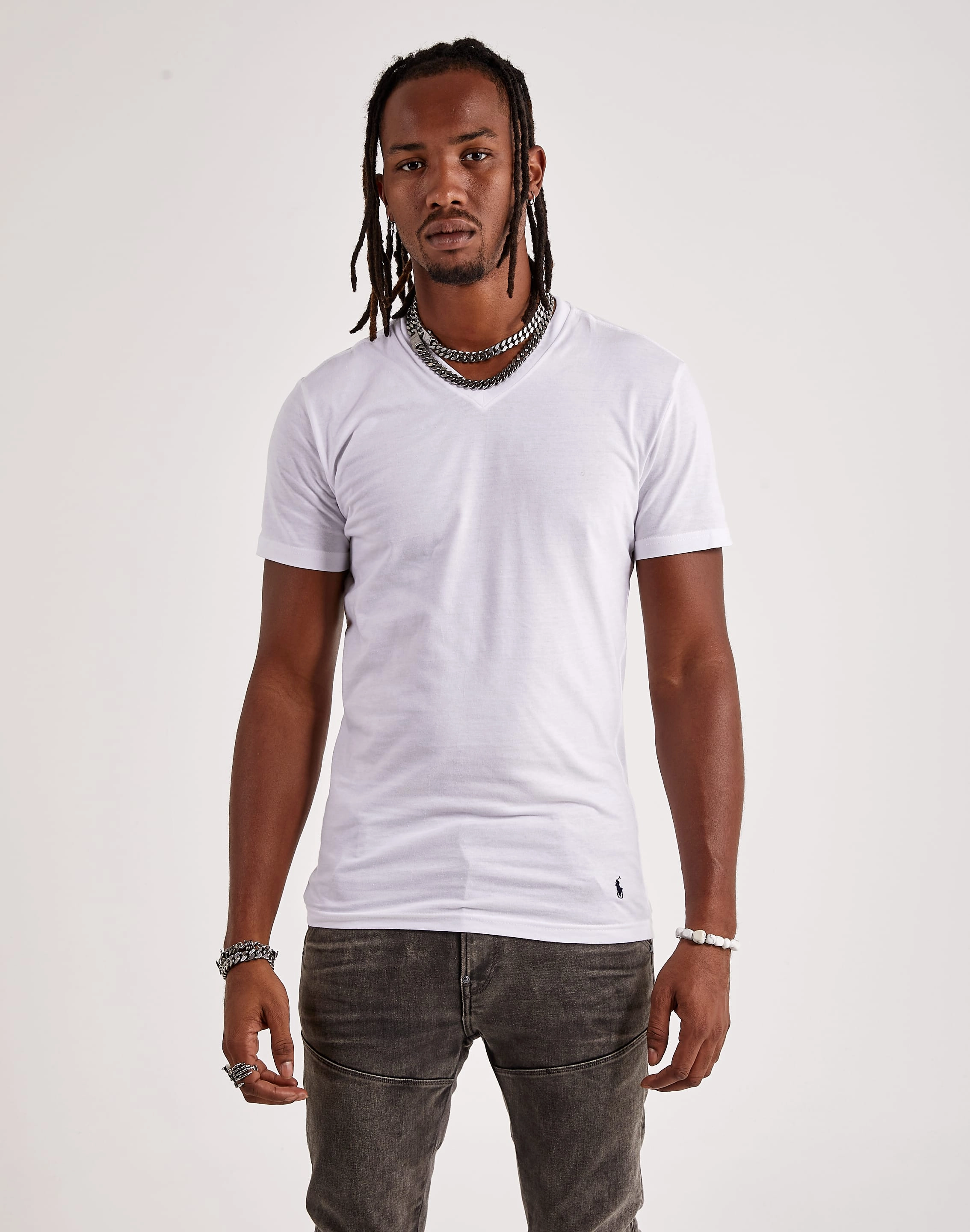 Polo Ralph Lauren Slim Fit Cotton V-Neck Tee 3-Pack Sustainable fashion practices Fashion boutiques