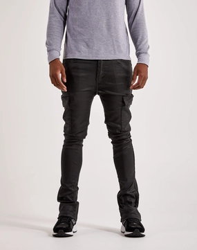 Workwear options WAIMEA Stacked Coated Cargo Pants Affordable fashion